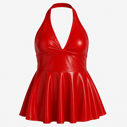 Kunstleren Nachtjapon – Sexy Lingerie in Plus Size
