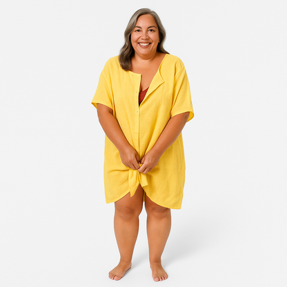 Linnen Katoenen Dames Blouse – Luchtig & Stijlvol