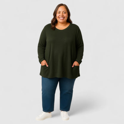 Luchtige Dames Shirt met Zakken
