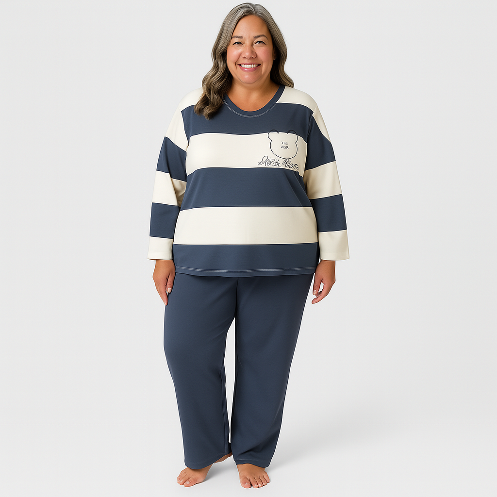 Modieuze Dames Pyjama met Comfortabele Pasvorm