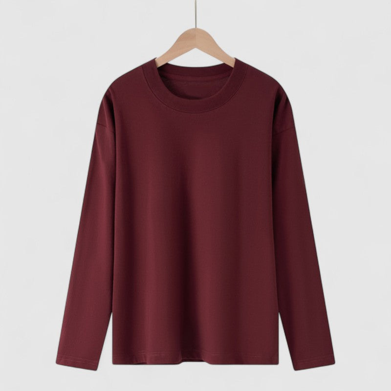 Plus size dames T-shirt lange mouwen – t/m 4XL