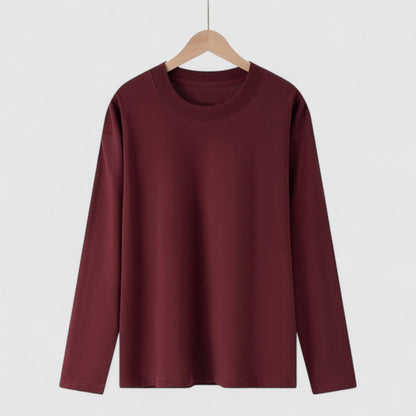 Plus size dames T-shirt lange mouwen – t/m 4XL