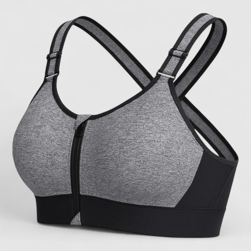 Sport BH met Ritssluiting – Verstelbaar & Grote Maten