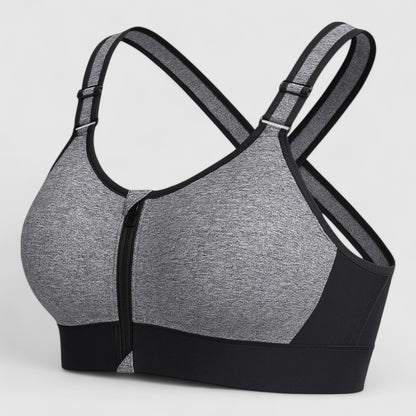 Sport BH met Ritssluiting – Verstelbaar & Grote Maten
