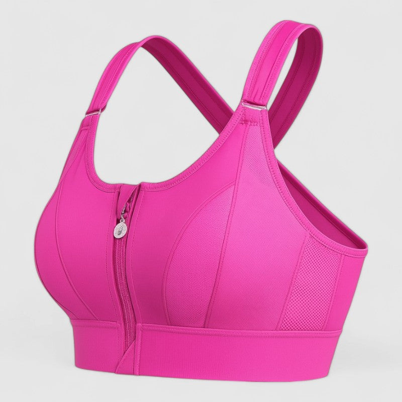 Sport BH met Ritssluiting – Verstelbaar & Grote Maten