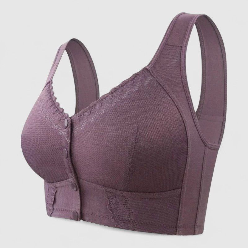 Plus Size Voorsluit BH met Steun Nora