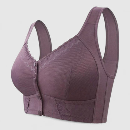 Plus Size Voorsluit BH met Steun Nora