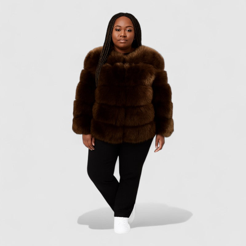 Warme Dames Bontjas – Stijlvol & Winterproof