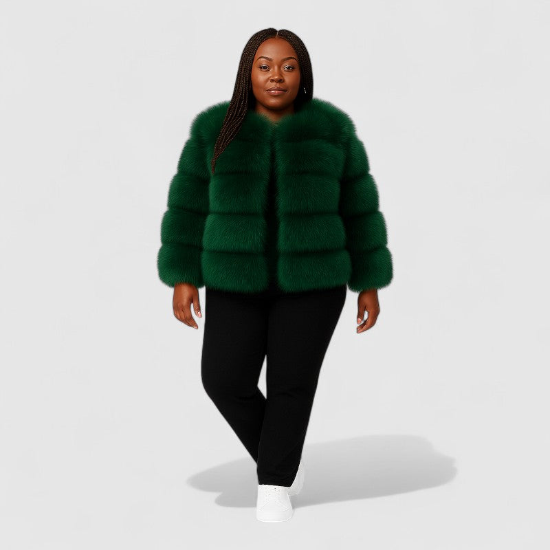 Warme Dames Bontjas – Stijlvol & Winterproof
