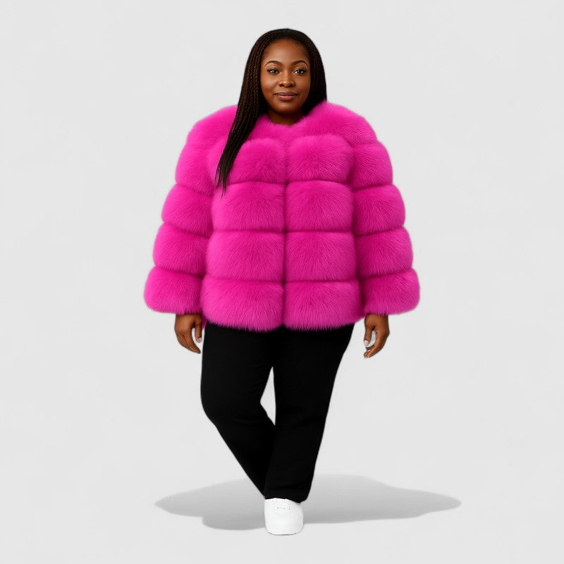 Warme Dames Bontjas – Stijlvol & Winterproof