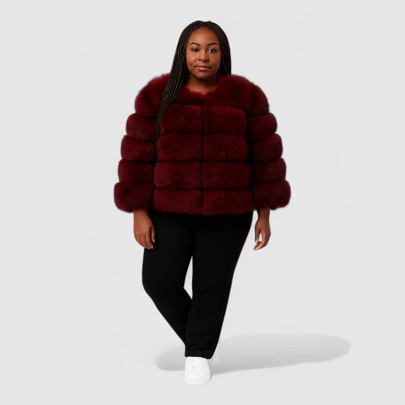 Warme Dames Bontjas – Stijlvol & Winterproof