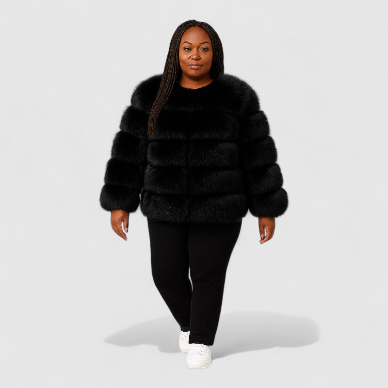Warme Dames Bontjas – Stijlvol & Winterproof