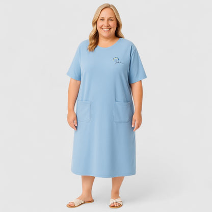 Zacht Dames Nachthemd – Comfortabele Loungejurk