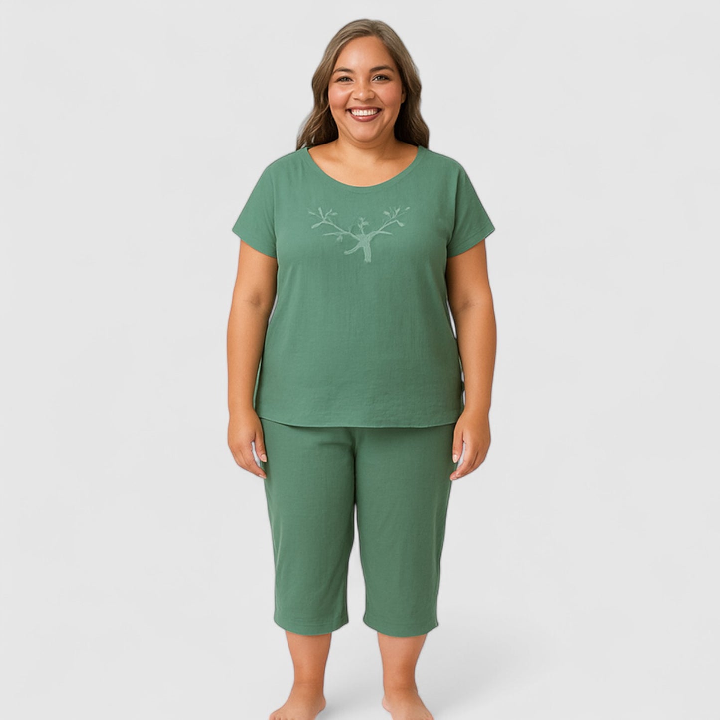 Zachte Dames Pyjama Set – Comfortabele Nachtkleding