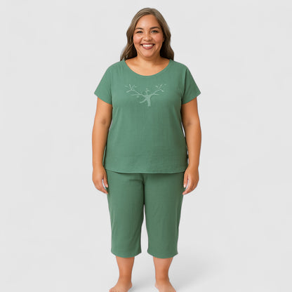 Zachte Dames Pyjama Set – Comfortabele Nachtkleding