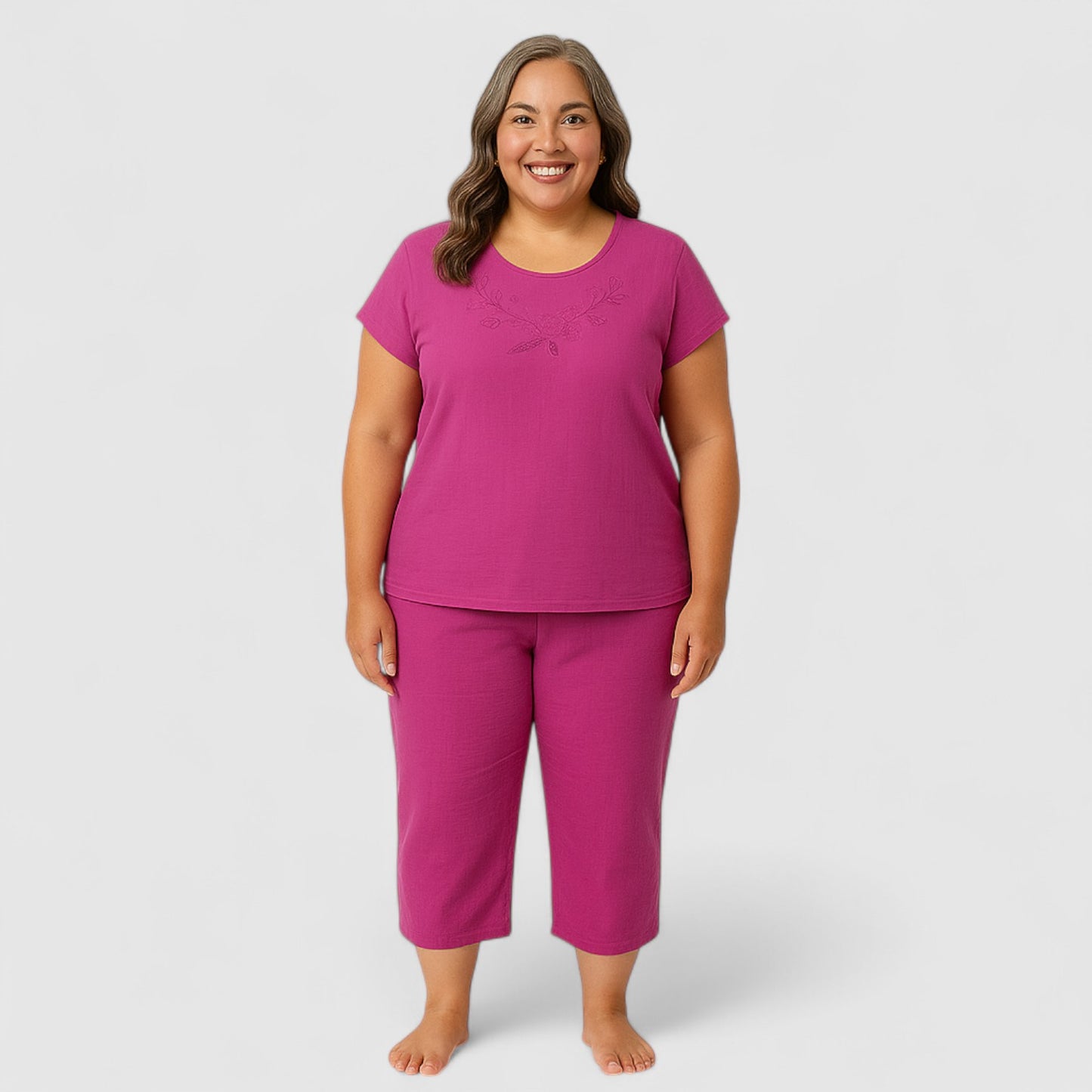 Zachte Dames Pyjama Set – Comfortabele Nachtkleding